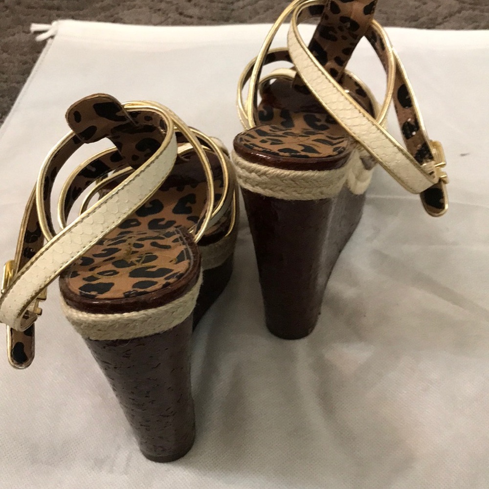 Jessica Simpson platform wedge sandals - Picture 3 of 7
